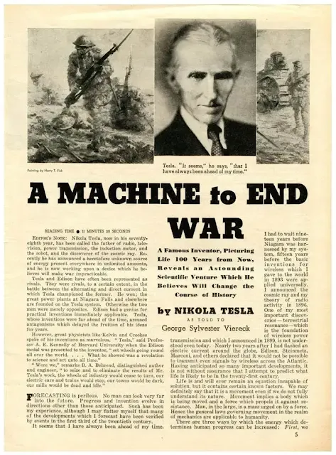 Nota na revista Liberty, 9 de fevereiro de 1935