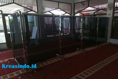 Harga Hijab Masjid Stainless Akrilik