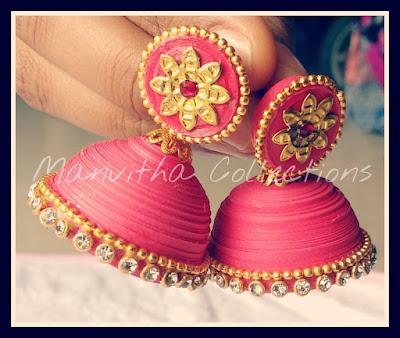 Manvitha collections explains what is quilling jewellery
