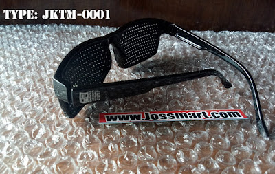 Kacamata Terapi Modern Pinhole Glasses Tembus Pandang Type: JKTM-0001  View Sonic Jerman Technology Asli 