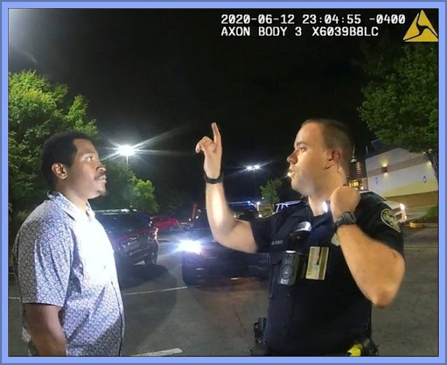 Police Field Sobriety Test Being Administered On Rayshard Brooks