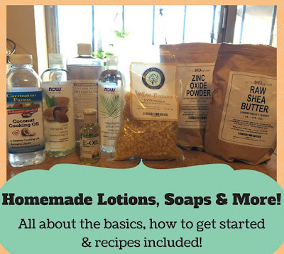 Learn how to make your own soaps and lotions at home to save money and avoid chemicals. 