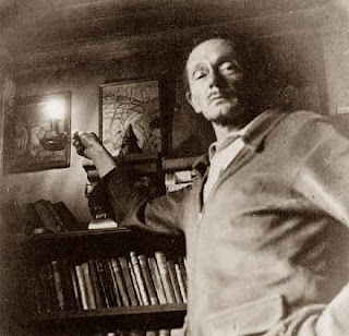 Clark Ashton Smith nella sua casa ad Auburn, 1941, foto