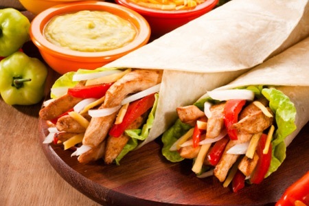 Recette Ramadan , 2016 , Fajitas de poulet ,