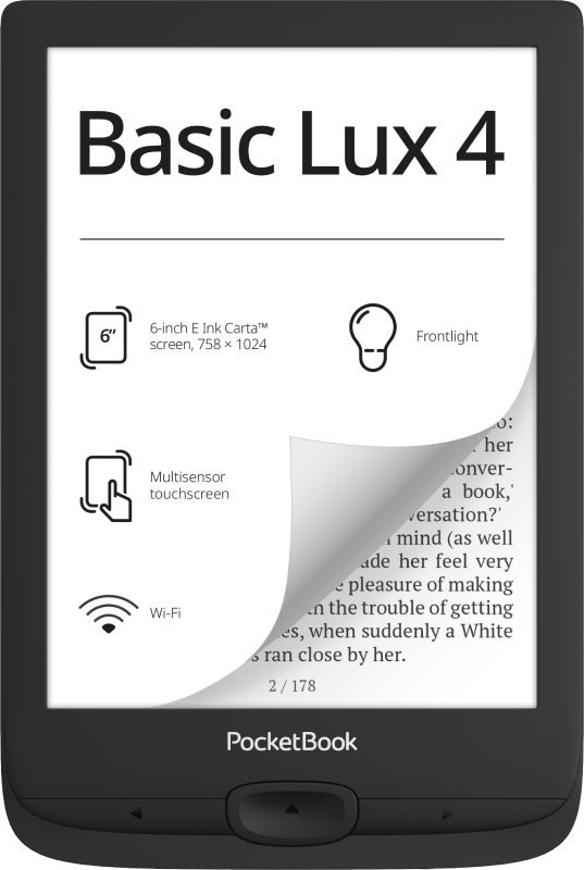 Front obudowy PocketBook Basic Lux 4
