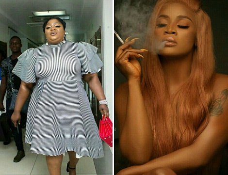 Eniola Badmus Rides Dirty With Uche Ogbodo Over Her Nude Birthday Pictures, Calls Uche Ugly.