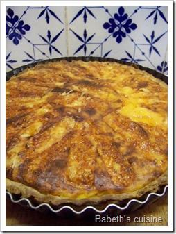 tarte patidou et comté