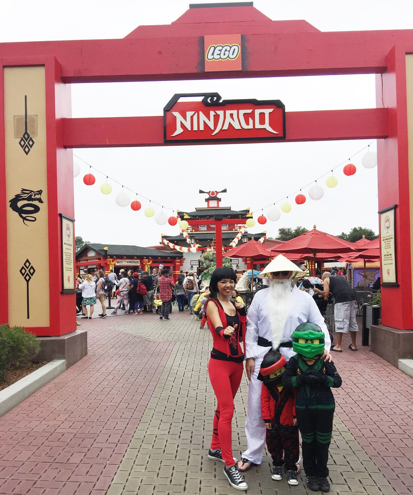 Green Ninja Lloyd and Sensei Wu Costume