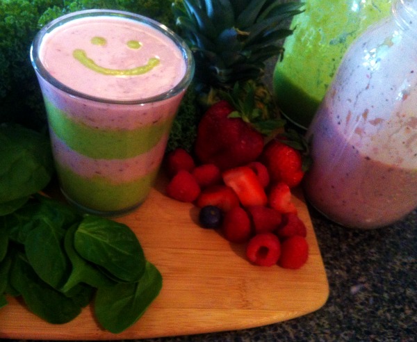 party smoothie, party time smoothie, green smoothie recipe