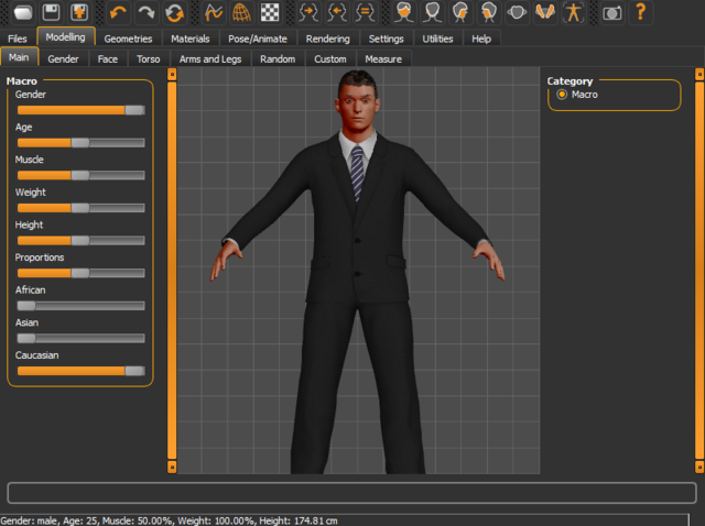 Makehuman Creare Gratis Personaggi Umani In 3d L