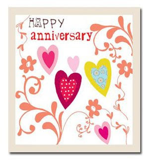 Recycled Anniversary Cards