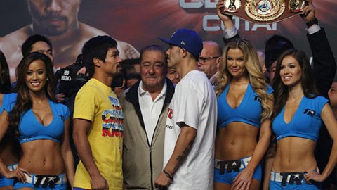 Pacquiao vs Rios Weigh In Video