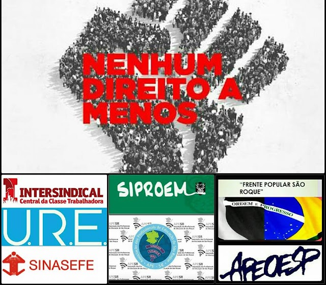 União Regional dos Estudantes ato dia 31/3 as 13 horas em São Roque.Nenhum direito a menos!!!!