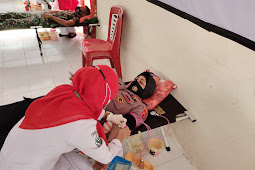 Rositah Umasugi Pimpin Baksos Donor Darah Sambut HUT Bhayangkara ke-75