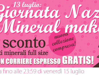 13 Luglio: Giornata Nazionale del Mineral Makeup!