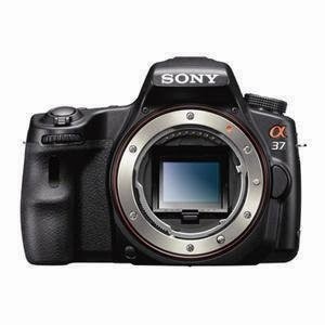 Sony α (alpha) a37 16.1 MP Digital SLR Camera body only - Black (kit Box)