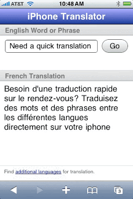 iPhone Translator