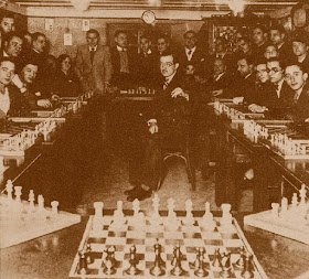20 simultáneas de ajedrez de Pere Cherta, año 1934