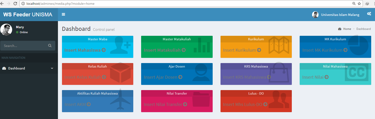 Source Code WS Sederhana Dengan Template AdminLTE Lautan 