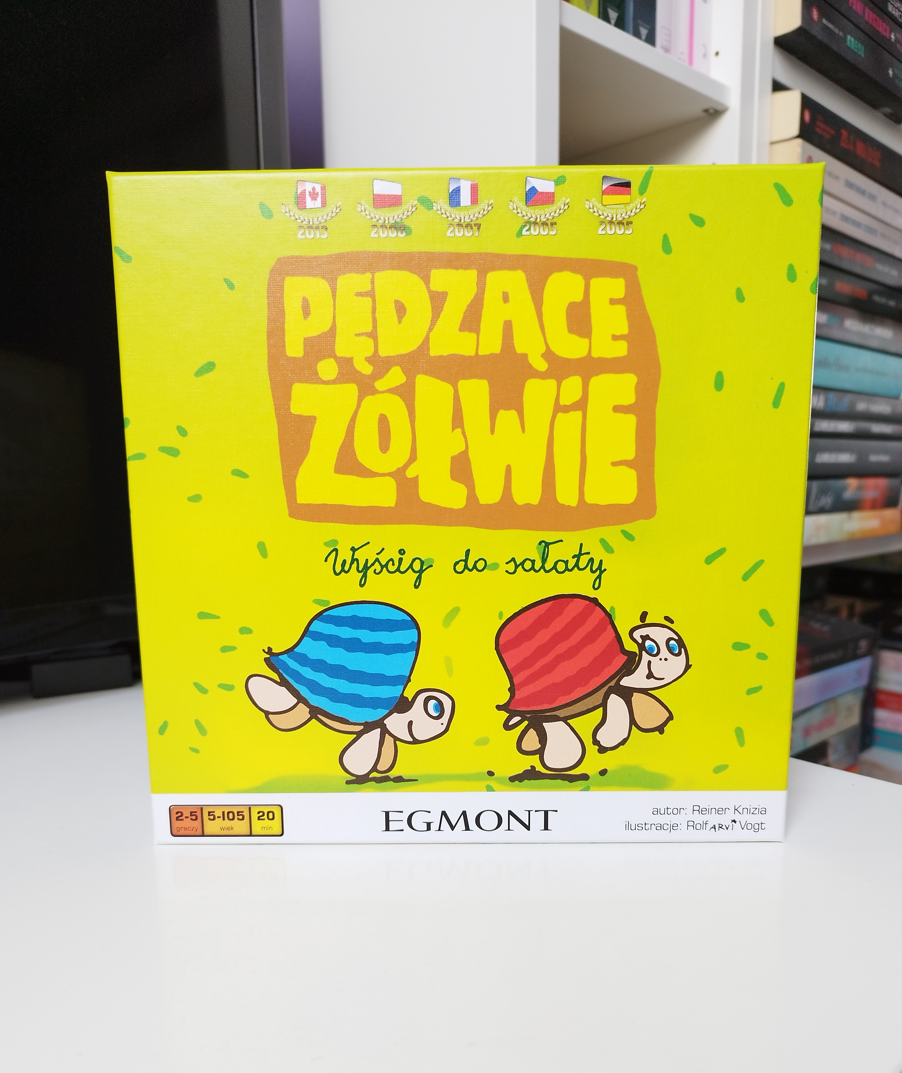 EGMONT gra "Pędzące Żółwie. Wyścig do sałaty" - księgarnia TaniaKsiazka.pl