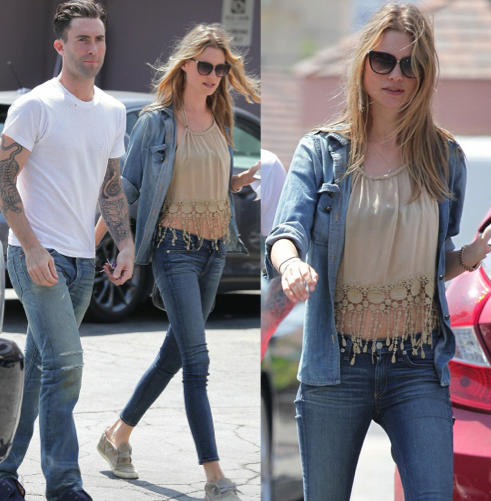 Behati Prinsloo Dresses Down in LA