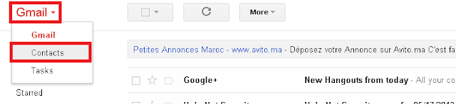 contacts Gmail