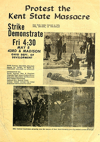 Kent State Protest Poster,