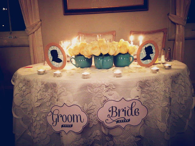 Bride And Groom Table Decoration Ideas