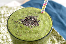 This thick & creamy Matcha Chia Pudding Green Smoothie is protein-packed and loaded with antioxidants, Vitamin A,  & Omega-3 fatty acids. The perfect pre-workout meal!