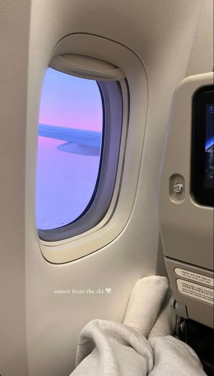Fotos de viaje en avión