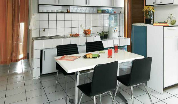 80 Desain  Dapur  dan Ruang  Makan  Sederhana yang Menyatu  