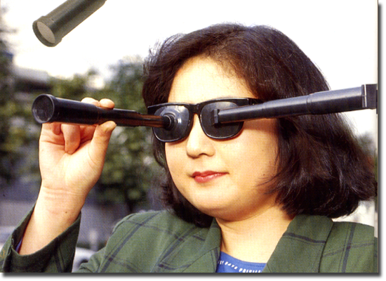 Invenções Bizarras - Óculos Telescópios