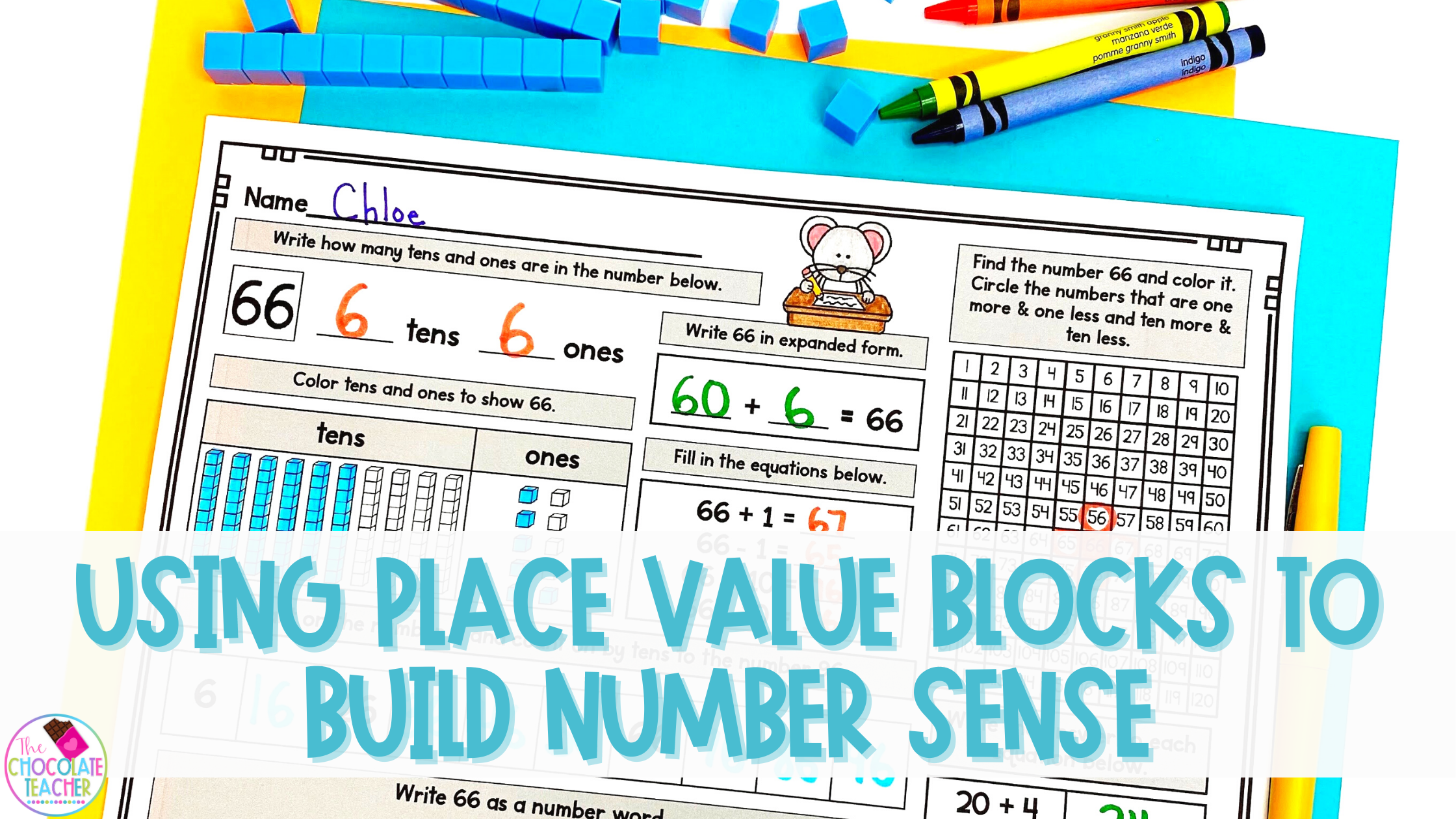 Using place value blocks to build number sense is a great hands on way to get your students excited about practicing place value.