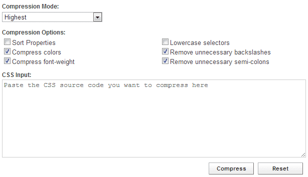 css-compressor