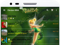 New BBM Mod TinkerBel Theme V2.13.0.26 + BBM2 