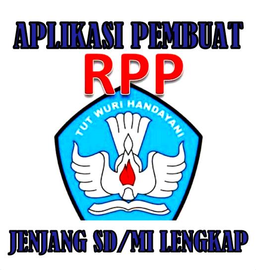 Aplikasi Pembat RPP Otomatis Jenjang SD/MI Format Lengkap