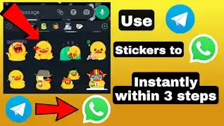How to use Telegram stickers in Whatsapp in 3 steps 2023 |  telegram stickers download for Whatsapp 