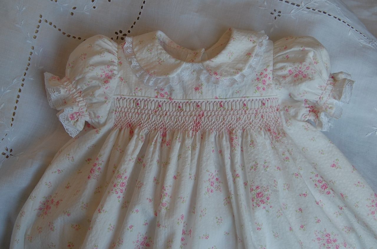 Smocked infant dresses