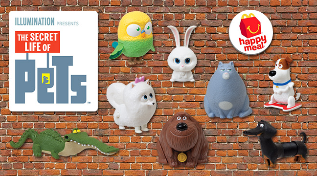 McDonald's Happy Meal featuring The Secret Life of Pets