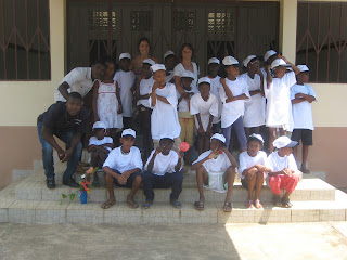 Irmãs Franciscanas Missionárias de Nossa Senhora, são Tomé e Príncipe, Guadalupe, ATL, catequese, ano lectivo, campo de futebol, animadores, Missão