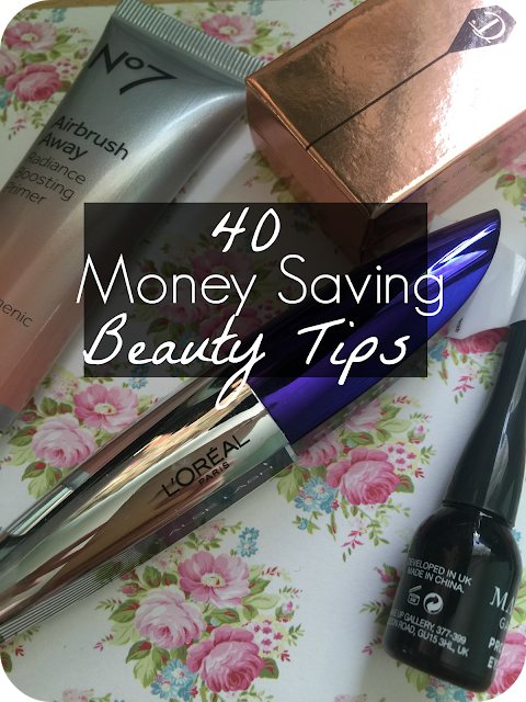 40 money saving beauty tips