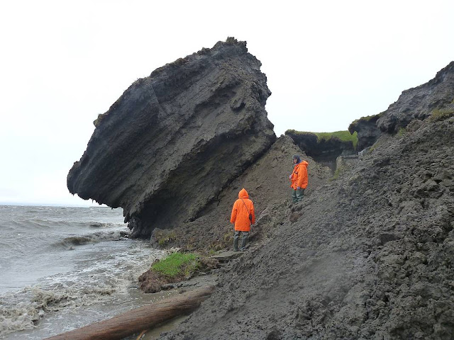  The loss of arctic permafrost deposits past times coastal erosion could amplify climate warming v For You Information - Coastal erosion inward the Arctic intensifies global warming