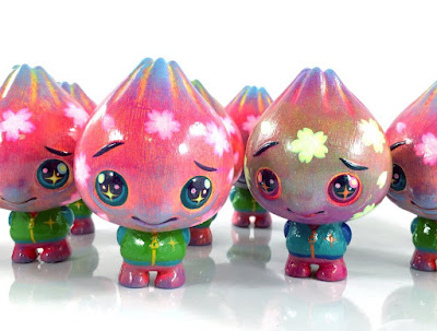 Sakura Bao Custom Vinyl Figures by Candie Bolton x Pobber x Scott Tolleson