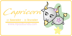 Zodiak Capricorn | MPASI Bunda