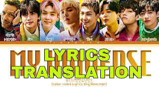 My Universe Lyrics in English | With Translation | - Coldplay & BTS