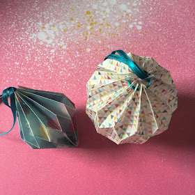 Origami Lantern gallery - printed vellum.  Tutorial using Silhouette Cameo by Nadine Muir from Silhouette UK Blog