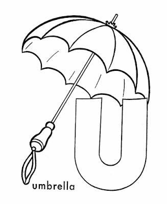 Umbrella Coloring Page 6