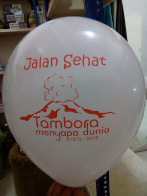 Balon Sablon Jalan Sehat Tambora