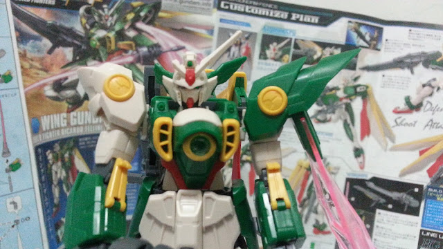 HG 1/144 Wing Gundam Fenice from Bandai Front View