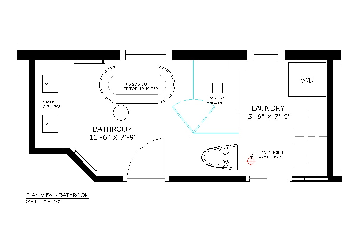 Small Bathroom Floor Plans